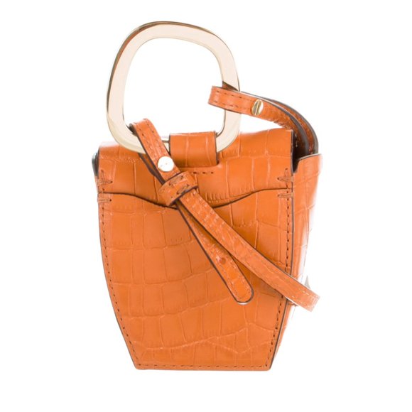 DANSE LENTE Leather Embossed Mini Bag - Picture 3 of 5